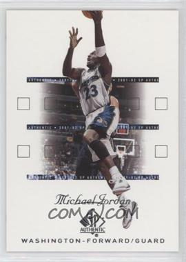 2001-02 SP Authentic - Sample #SPA-1 - Michael Jordan