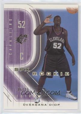 2001-02 SPx - [Base] - Spectrum #125 - Rookie - DeSagana Diop /25