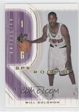 2001-02 SPx - [Base] #132 - Rookie - Will Solomon /1999