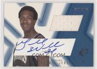 Signed Rookie Jersey - Gerald Wallace (Blue) #/800