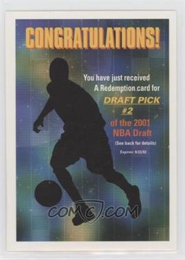 2001-02 Topps - Draft Expired Redemptions #2 - #2 (Tyson Chandler)