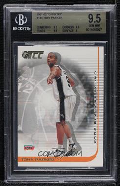 2001-02 Topps Champions and Contenders (TCC) - [Base] #123 - Tony Parker [BGS 9.5 GEM MINT]