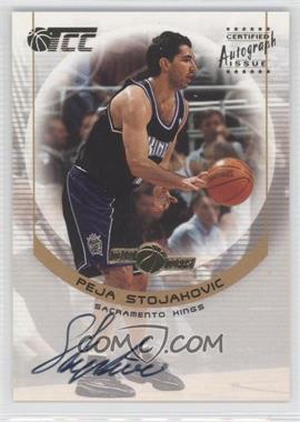 2001-02 Topps Champions and Contenders (TCC) - Certified Autograph Issue #CCA-PS - Peja Stojakovic