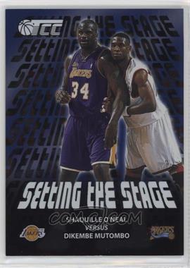 2001-02 Topps Champions and Contenders (TCC) - Setting the Stage #SS3 - Shaquille O'Neal vs. Dikembe Mutombo