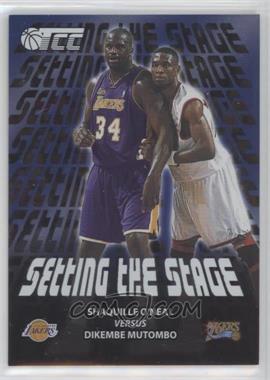 2001-02 Topps Champions and Contenders (TCC) - Setting the Stage #SS3 - Shaquille O'Neal vs. Dikembe Mutombo