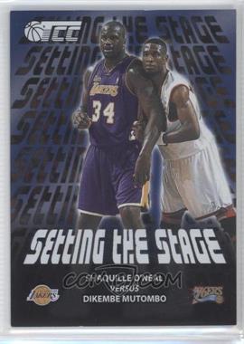 2001-02 Topps Champions and Contenders (TCC) - Setting the Stage #SS3 - Shaquille O'Neal vs. Dikembe Mutombo