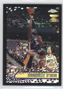 2001-02 Topps Chrome - [Base] - Black Border Refractor #1 - Shaquille O'Neal /50