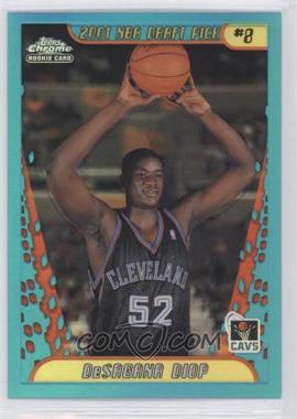 2001-02 Topps Chrome - [Base] - Refractor #136 - DeSagana Diop