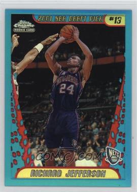 2001-02 Topps Chrome - [Base] - Refractor #141 - Richard Jefferson