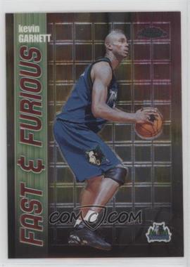 2001-02 Topps Chrome - Fast & Furious #FF07 - Kevin Garnett