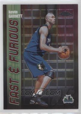 2001-02 Topps Chrome - Fast & Furious #FF07 - Kevin Garnett