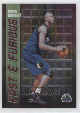 2001-02 Topps Chrome - Fast & Furious #FF07 - Kevin Garnett