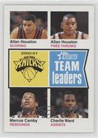 Team Leaders - Allan Houston, Marcus Camby, Charlie Ward