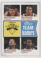 Team Leaders - Allan Houston, Marcus Camby, Charlie Ward [EX to NM]