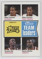 Team Leaders - Allen Iverson, Tyrone Hill, Aaron McKie