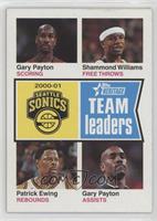 Team Leaders - Gary Payton, Patrick Ewing, Shammond Williams