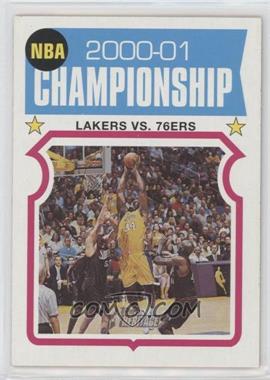 2001-02 Topps Heritage - [Base] #249 - 2000-01 Championship - Lakers vs. 76ers