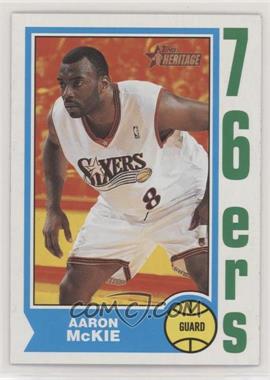 2001-02 Topps Heritage - [Base] #7 - Aaron McKie