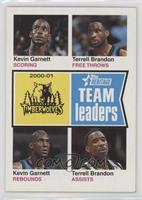 Team Leaders - Kevin Garnett, Terrell Brandon