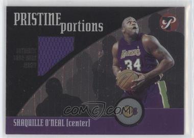 2001-02 Topps Pristine - Pristine Portions #PP-SO - Shaquille O'Neal