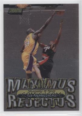 2001-02 Topps Stadium Club - Maximus Rejectus #MR2 - Shaquille O'Neal