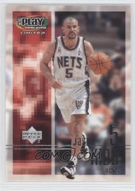 2001-02 UD Playmakers Limited - [Base] #60 - Jason Kidd