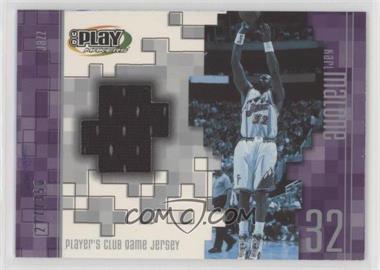 2001-02 UD Playmakers Limited - Player's Club Game Jerseys #KM-J - Karl Malone /350