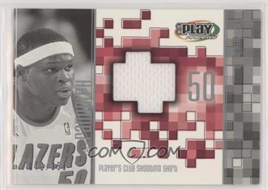 2001-02 UD Playmakers Limited - Player's Club Shooting Shirts #ZR-S - Zach Randolph /350