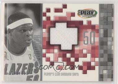 2001-02 UD Playmakers Limited - Player's Club Shooting Shirts #ZR-S - Zach Randolph /350
