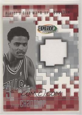 2001-02 UD Playmakers Limited - Player's Club Warm-Ups #TC-W - Tyson Chandler /350