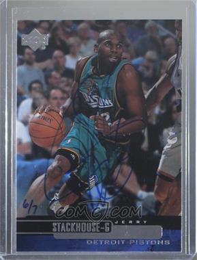 2001-02 Upper Deck - Autographed Buybacks #38 - Jerry Stackhouse /7