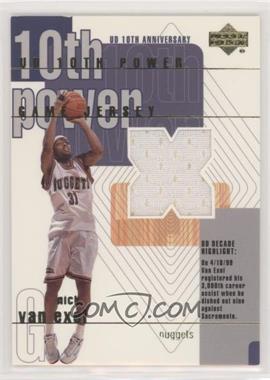 2001-02 Upper Deck - UD 10th Power Game Jersey #NV-X - Nick Van Exel [Good to VG‑EX]