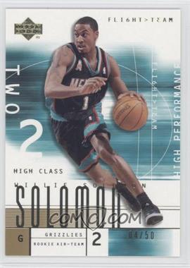 2001-02 Upper Deck Flight Team - [Base] - Gold #124.3 - Willie Solomon (High Performance) /50