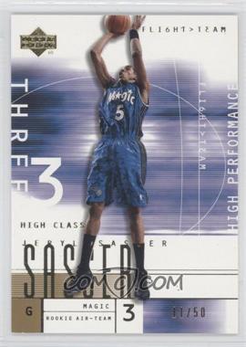 2001-02 Upper Deck Flight Team - [Base] - Gold #96.3 - Jeryl Sasser (High Performance) /50