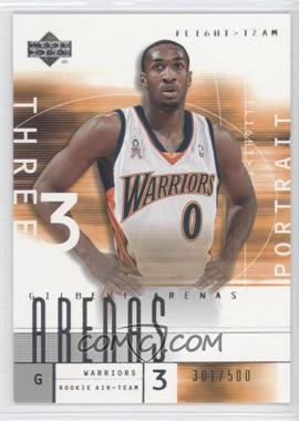 2001-02 Upper Deck Flight Team - [Base] #119.1 - Gilbert Arenas (Portrait) /500