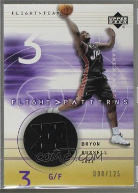 2001-02 Upper Deck Flight Team - Flight Patterns - Gold #BR - Bryon Russell /125 [Noted]