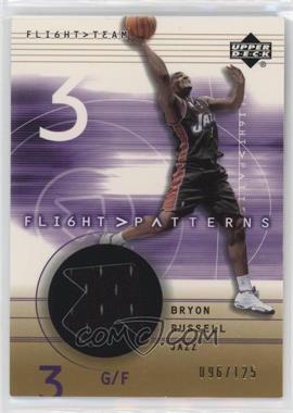 2001-02 Upper Deck Flight Team - Flight Patterns - Gold #BR - Bryon Russell /125