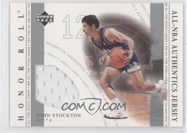 2001-02 Upper Deck Honor Roll - All-NBA Authentic Jerseys #JS - John Stockton