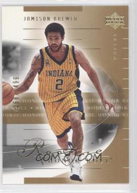 2001-02 Upper Deck Honor Roll - [Base] #116 - Jamison Brewer /2499