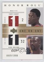 One on One - Eddy Curry, Karl Malone #/1,000