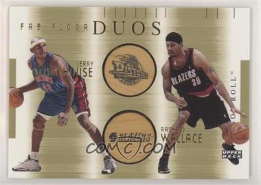 2001-02 Upper Deck Honor Roll - Fab Floor Duos #JS/RW-F - Jerry Stackhouse, Rasheed Wallace