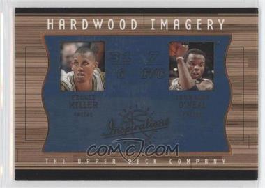 2001-02 Upper Deck Inspirations - Hardwood Imagery - Dual #RM/JO - Reggie Miller, Jermaine O'Neal