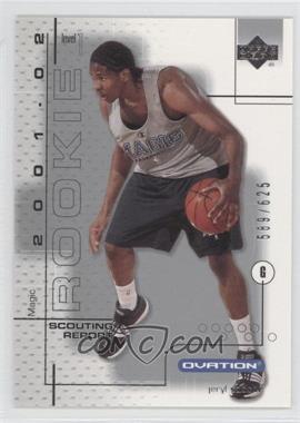 2001-02 Upper Deck Ovation - [Base] #100.3 - Jeryl Sasser (Scouting Report) /625