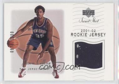 2001-02 Upper Deck Sweet Shot - Base Rookie Jersey #98 - Jason Collins /1200