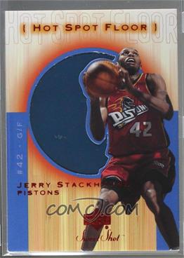 2001-02 Upper Deck Sweet Shot - Hot Spot Floor #JS-F - Jerry Stackhouse [Noted]