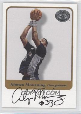2001 Fleer Greats of the Game - Autographs #_ALMO - Alonzo Mourning