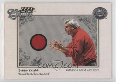 2001 Fleer Greats of the Game - Feel the Game Classics #_BOKN.2 - Bob Knight (Hands Out)