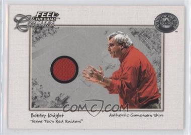 2001 Fleer Greats of the Game - Feel the Game Classics #_BOKN.2 - Bob Knight (Hands Out)