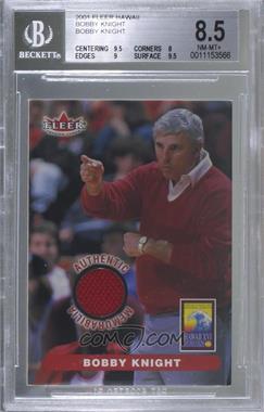 2001 Fleer Hawaii Trade Conference - Authentic Memorabilia #_BOKN - Bobby Knight [BGS 8.5 NM‑MT+]