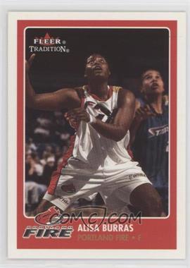 2001 Fleer Tradition WNBA - [Base] #37 - Alisa Burras